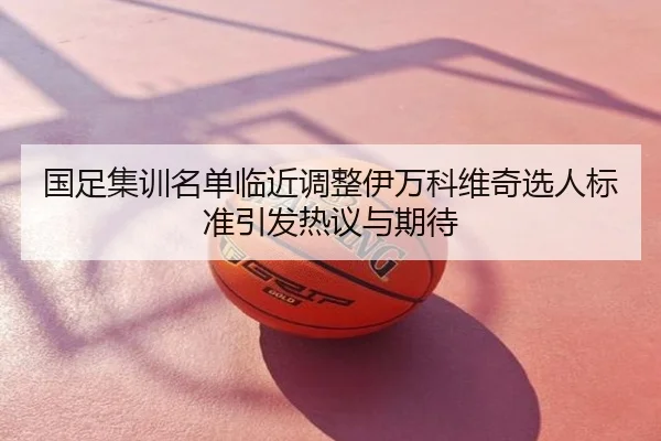 国足集训名单临近调整伊万科维奇选人标准引发热议与期待